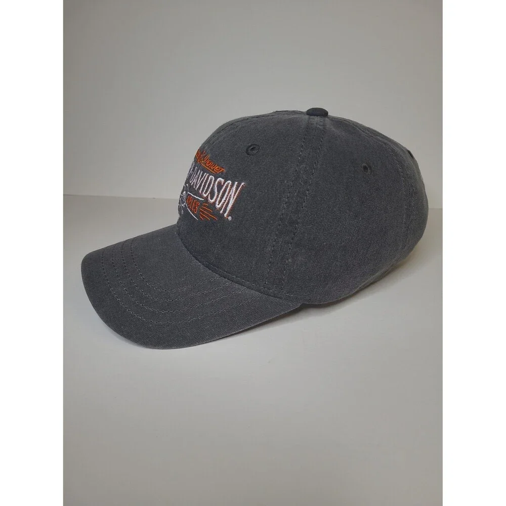 Vtg Harley Davidson Wisconsin adjustable Strapback hat